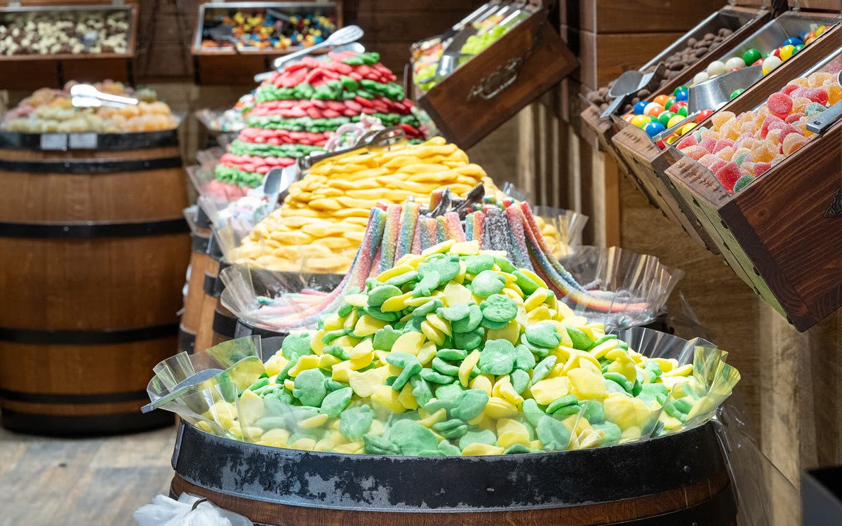 Sweets by the barrel